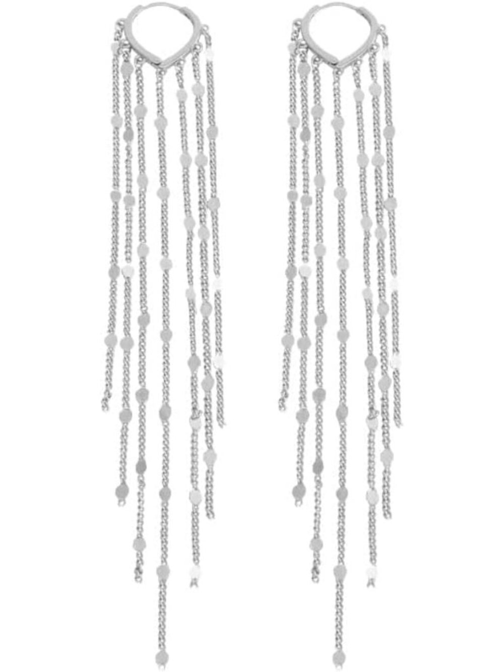 Elegant Long Gold Dangle Tassel Earrings for Women - 14K Plated Fashion Jewelry